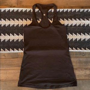 Brown Lululemon Cool Racerback Tank